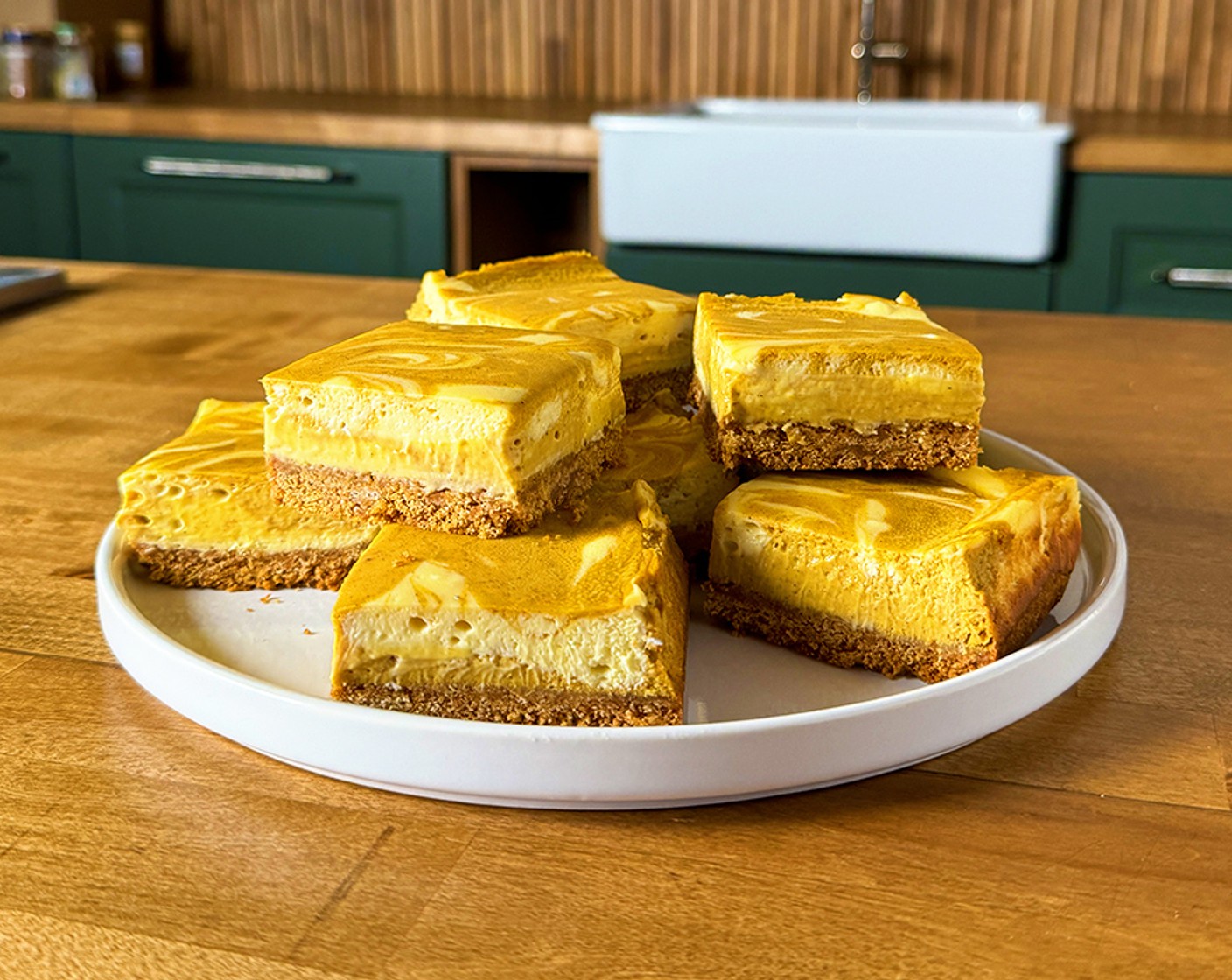Pumpkin Cheesecake Bars