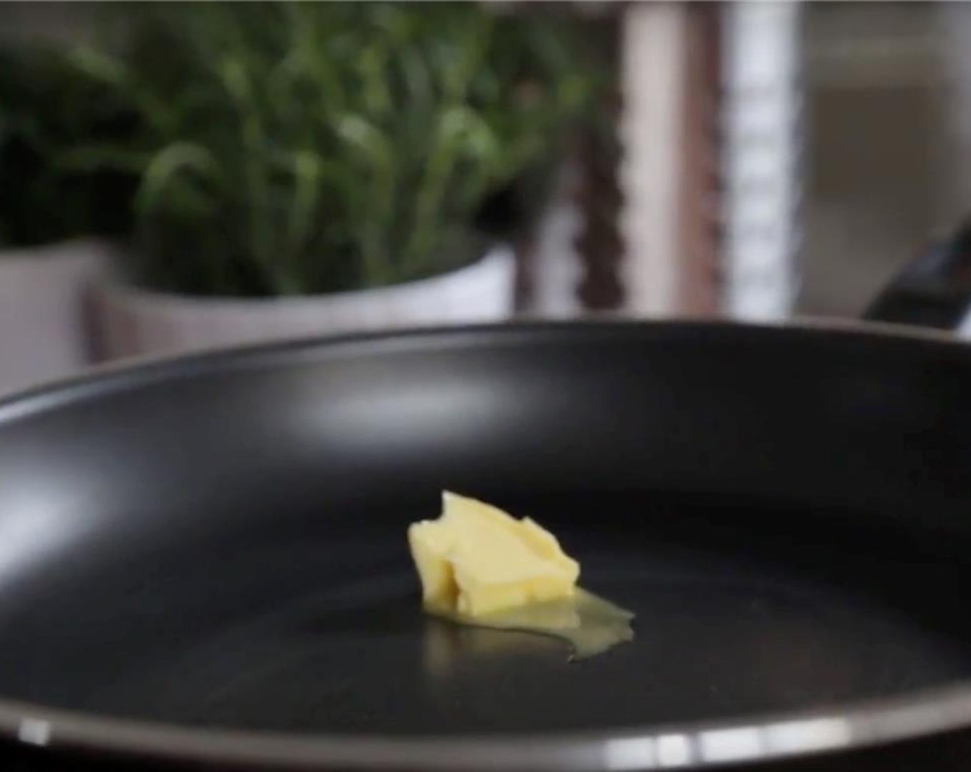 step 8 Heat a nonstick small skillet over medium heat. Slide in Unsalted Butter (1 tsp)
