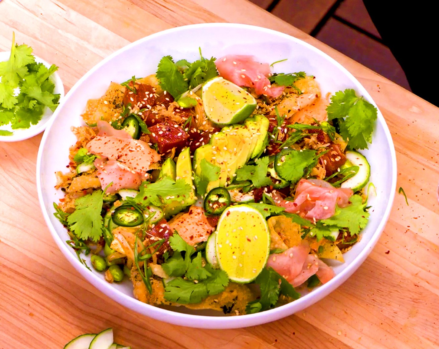Nyesha’s Island Poke Nachos