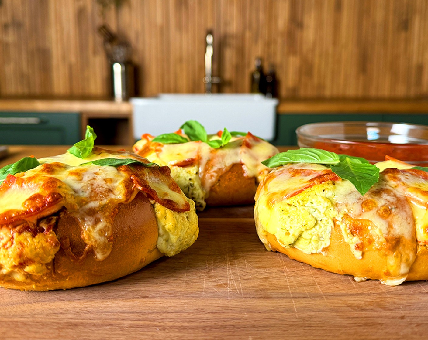 Gourmet Pizza Bagels