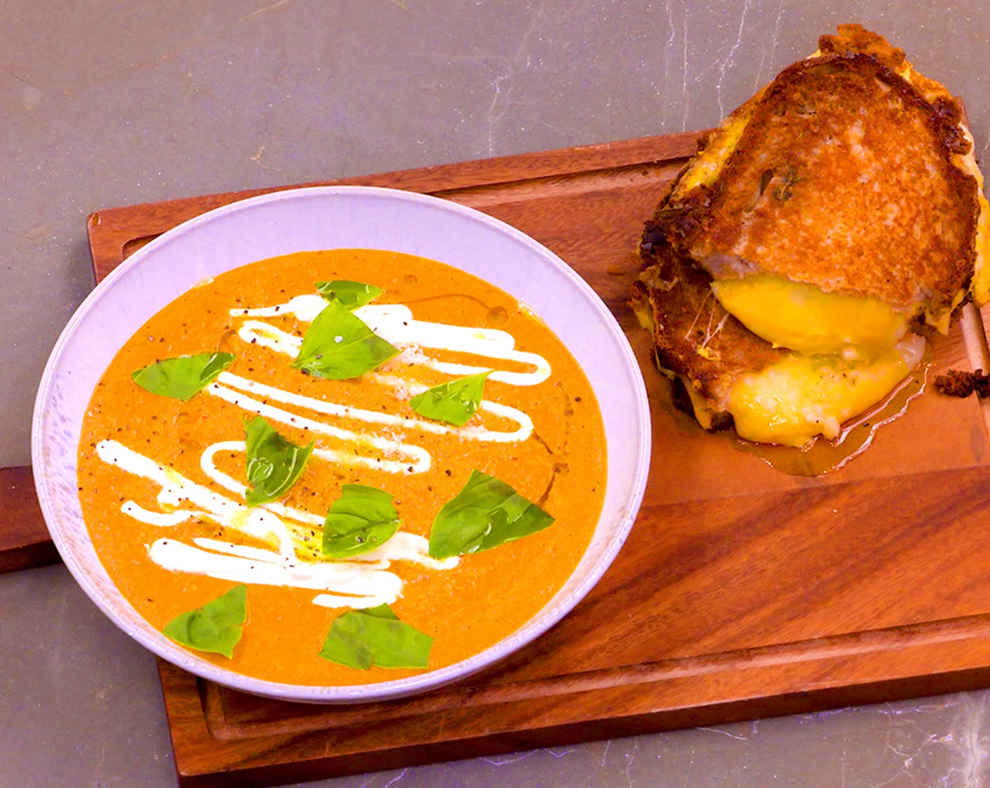 Richard’s Tomato Soup and Grilled Cheese