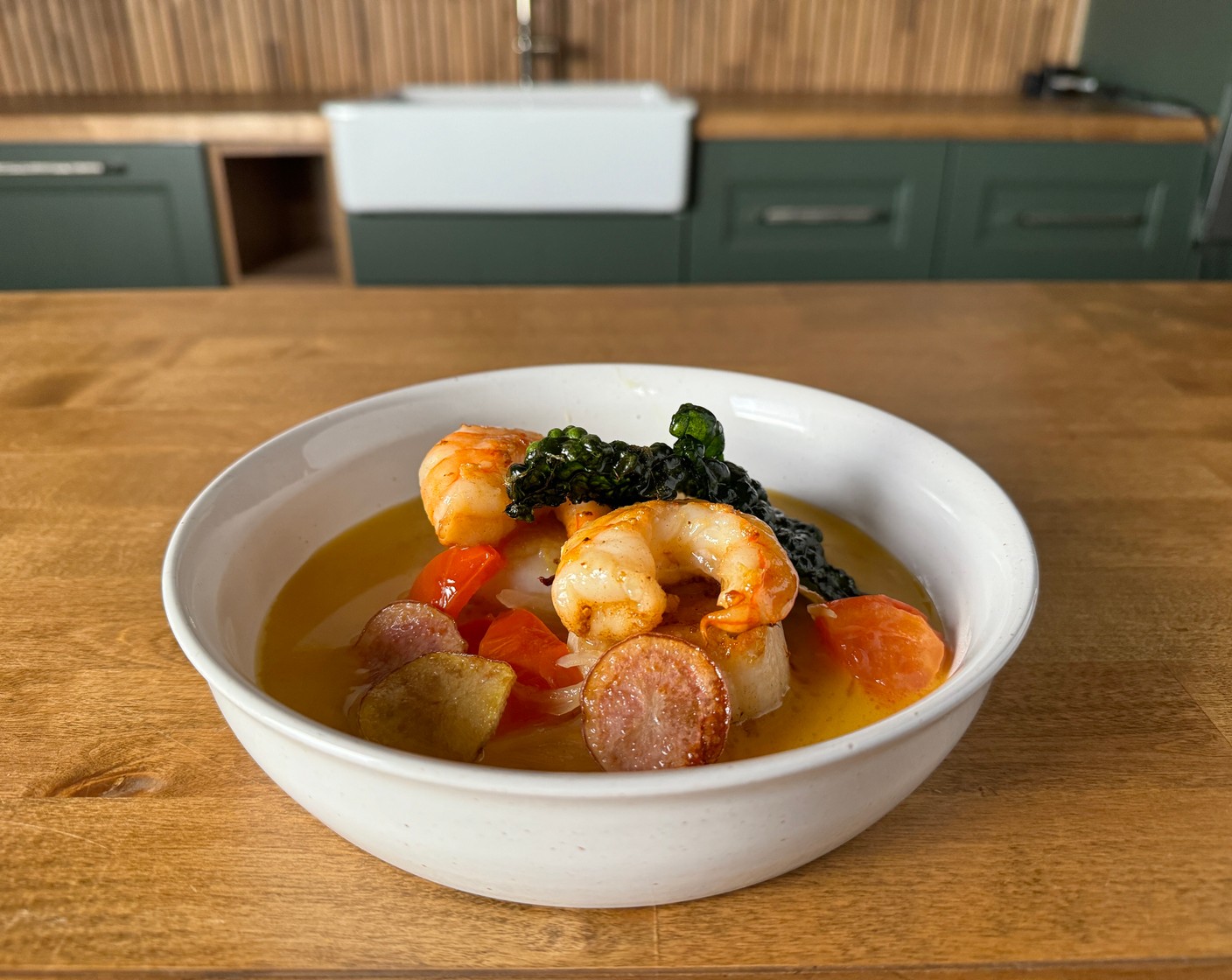 Hannah’s Scallops and Prawns