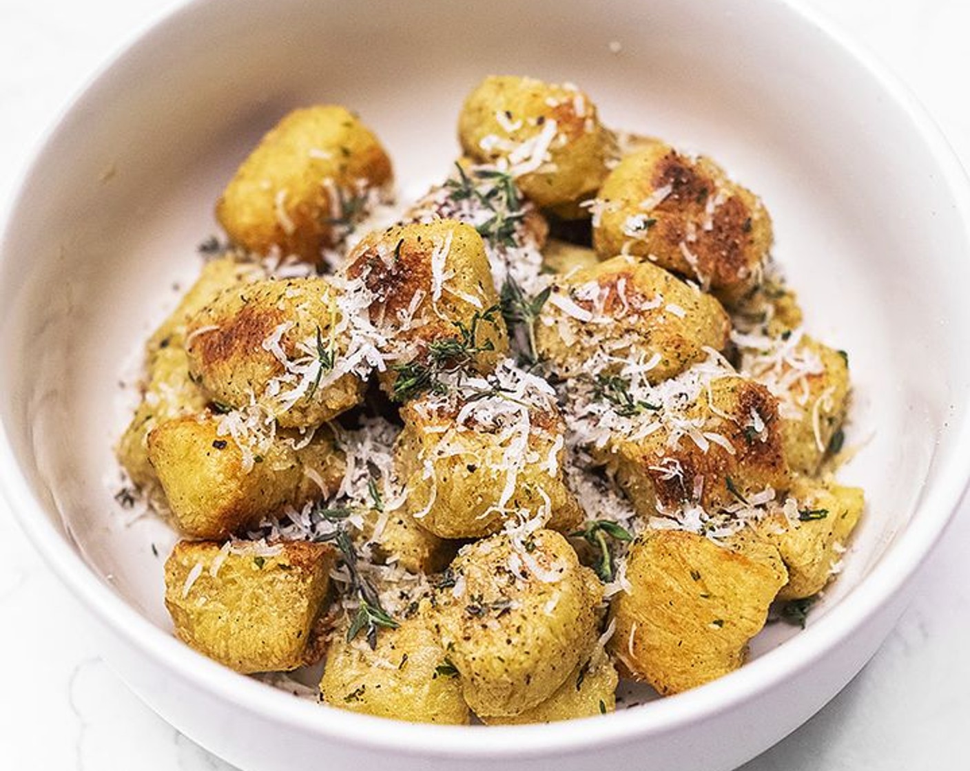 Cauliflower Gnocchi with Thyme Butter Sauce
